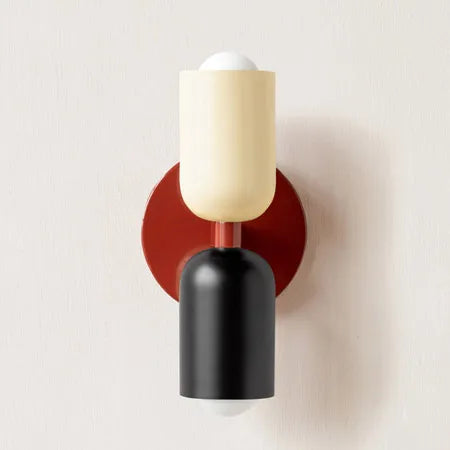 Lampada da parete classica modernista di metà secolo (10x25cm)