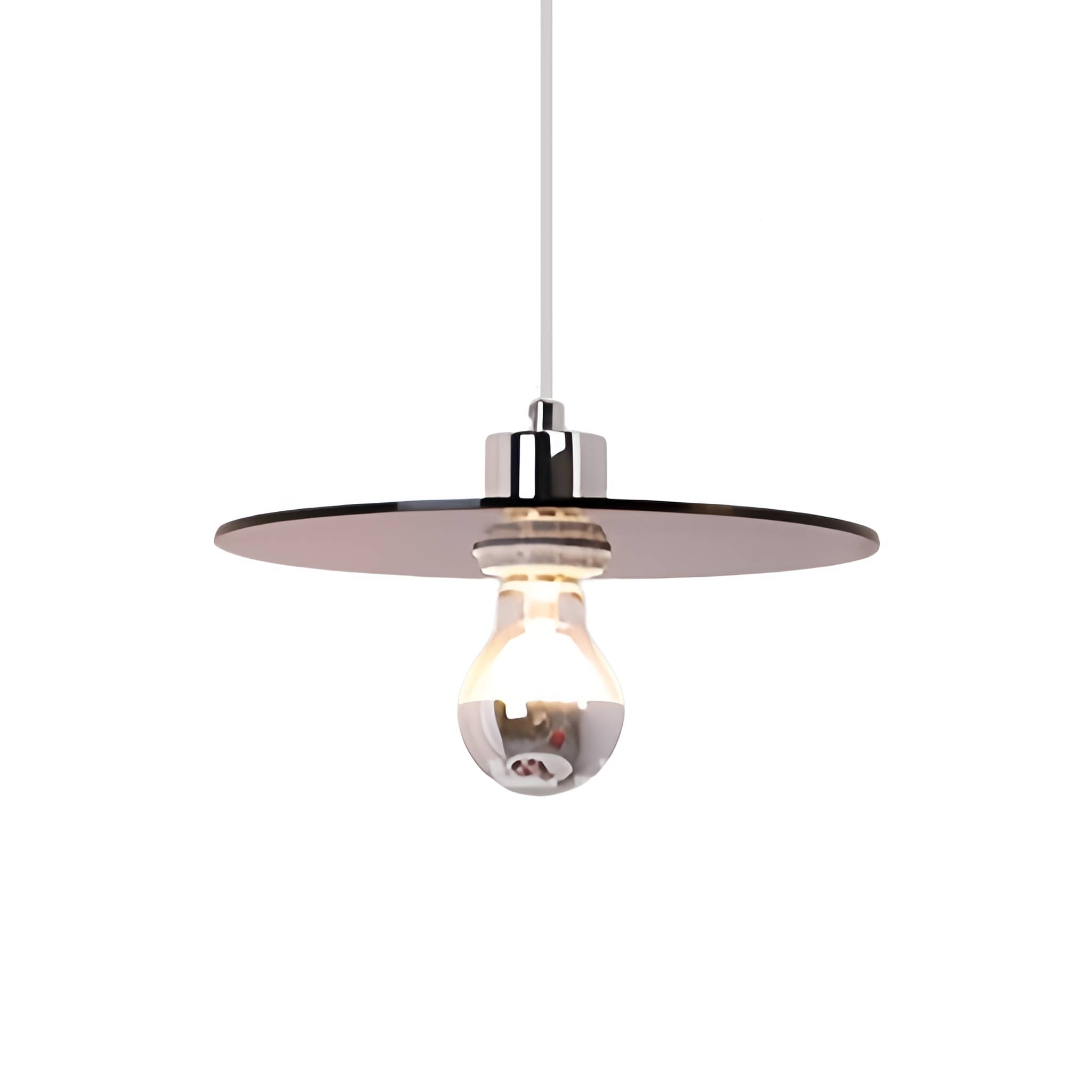 Space Age acryl vliegende schotel hanglamp