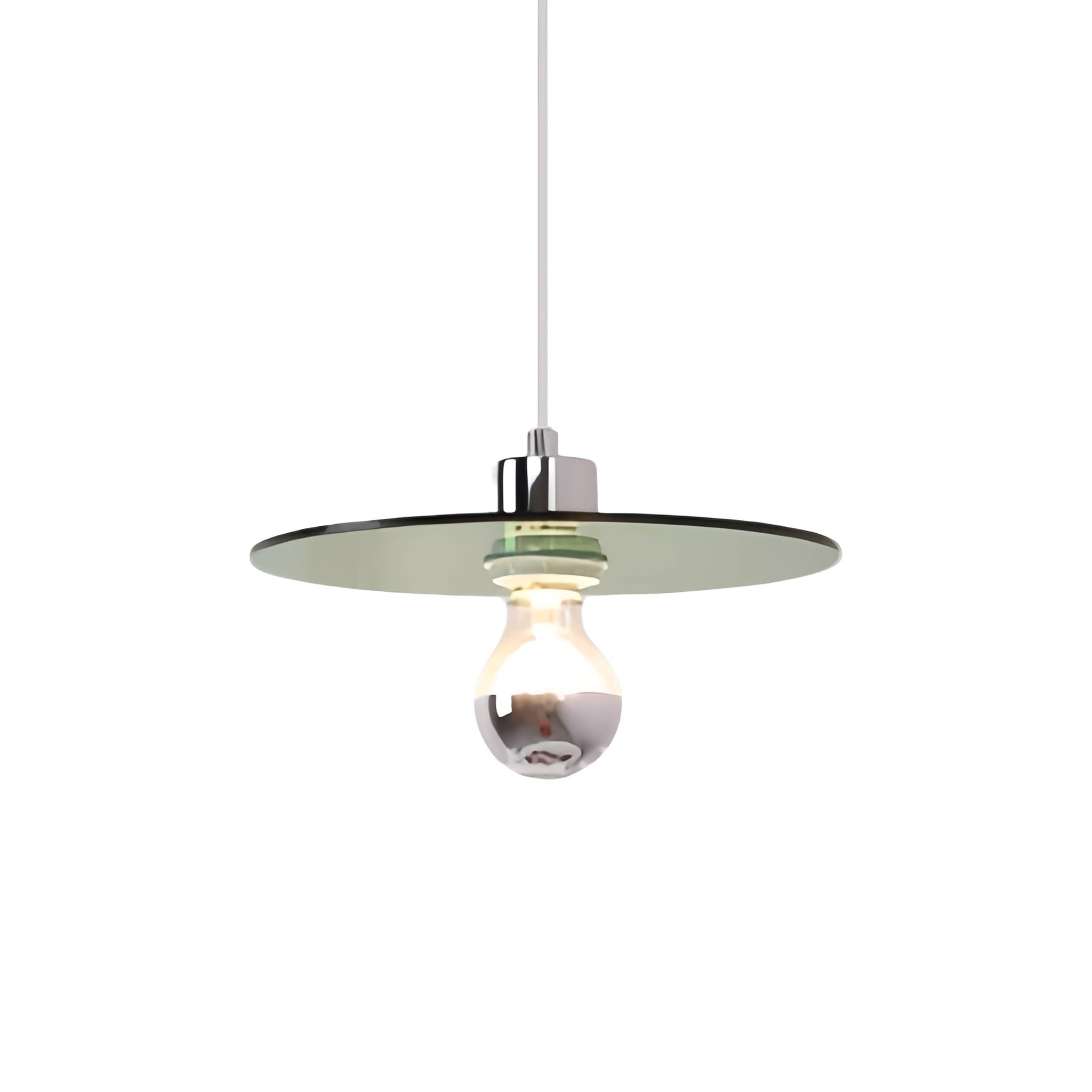 Space Age acryl vliegende schotel hanglamp