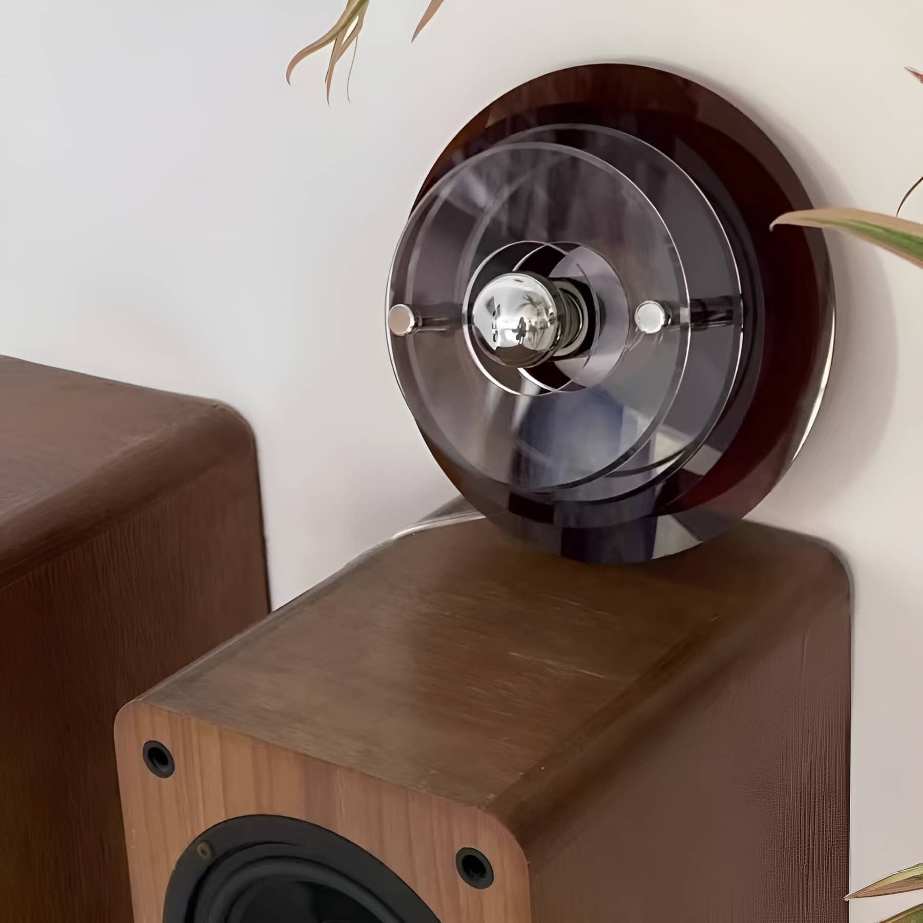 Applique murale décorative en acrylique Space Age UFO