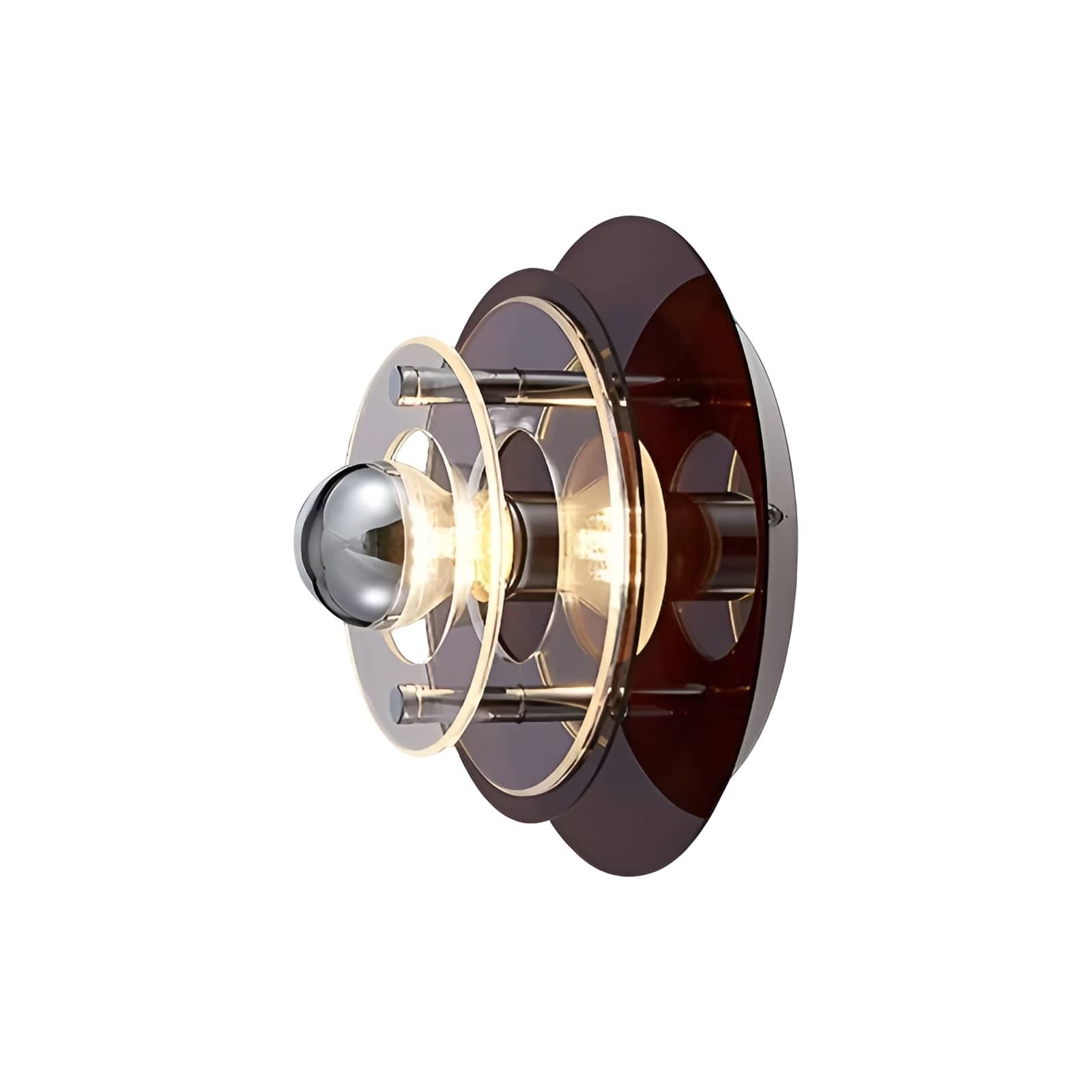 Applique murale décorative en acrylique Space Age UFO