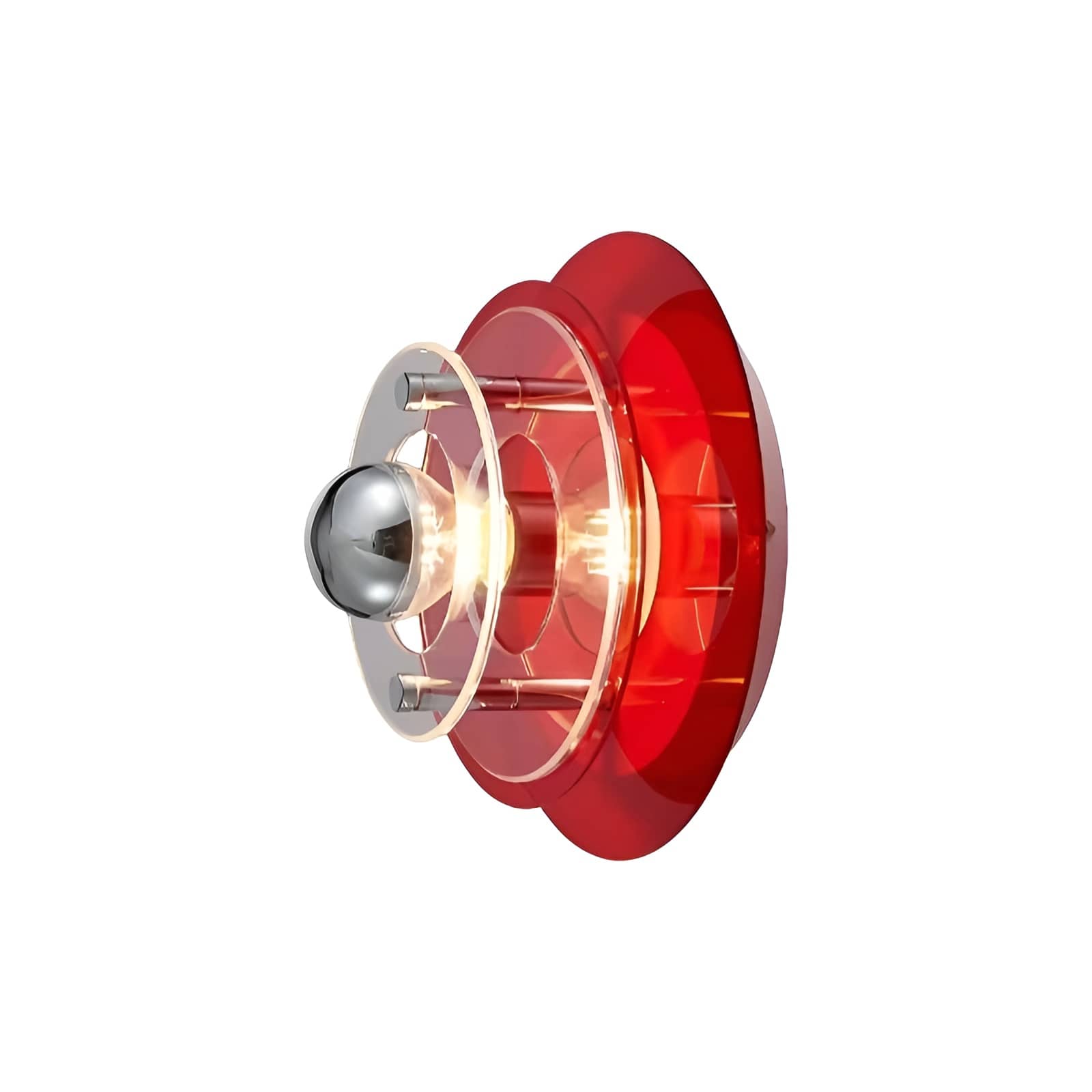 Applique murale décorative en acrylique Space Age UFO