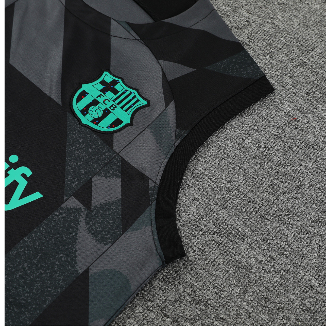 24/25 FC Barcelona Summer Training Set - Black Sleeveless
