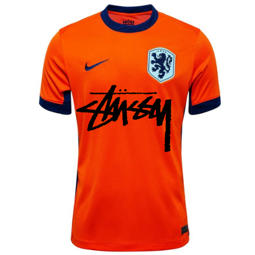 Maillot Stussy Pays-Bas 2025 - Édition spéciale orange