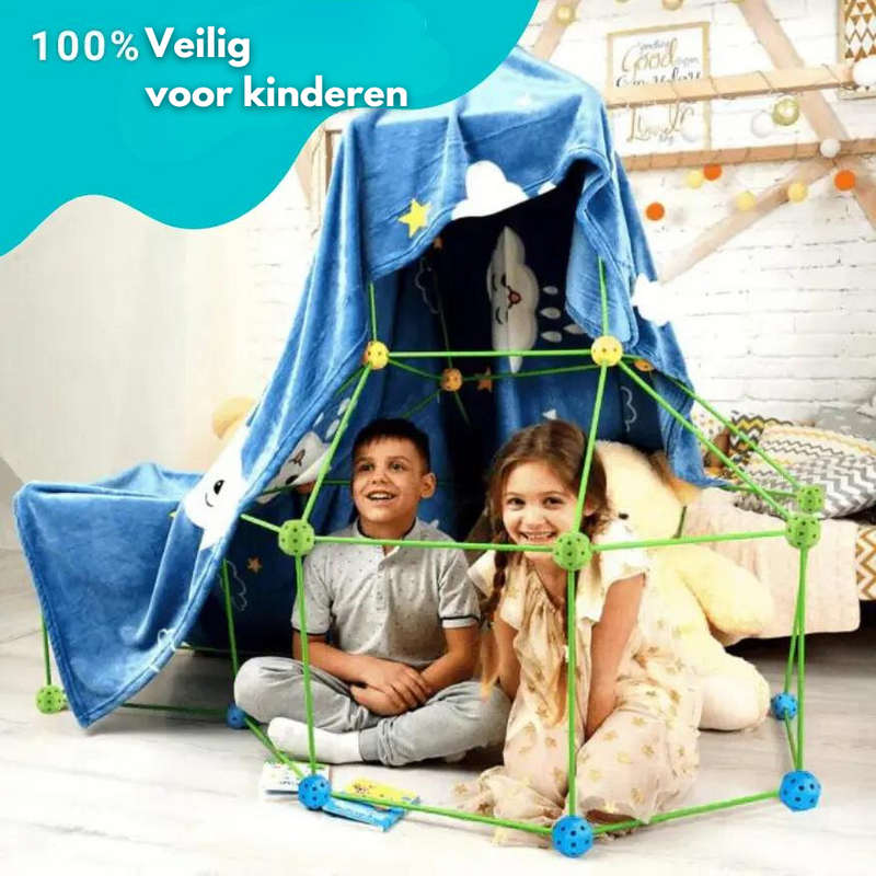 Imagifort Builder – Set creativo per costruire fortezze al coperto per bambini