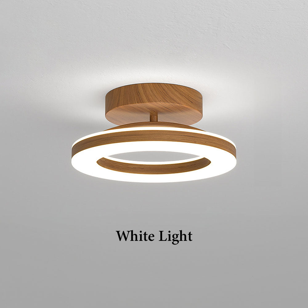 Sleek Round LED Ceiling Light for a Cosy, Modern Entrance