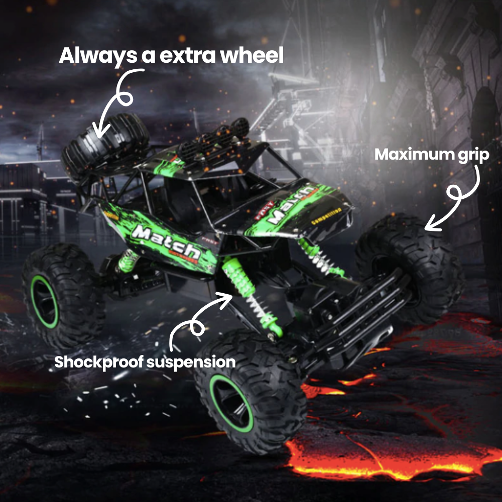 Beasttrek X4 – 4X4 RC Monster Truck Voor Offroad Plezier – Krachtig, Schokbestendig, All-Terrain