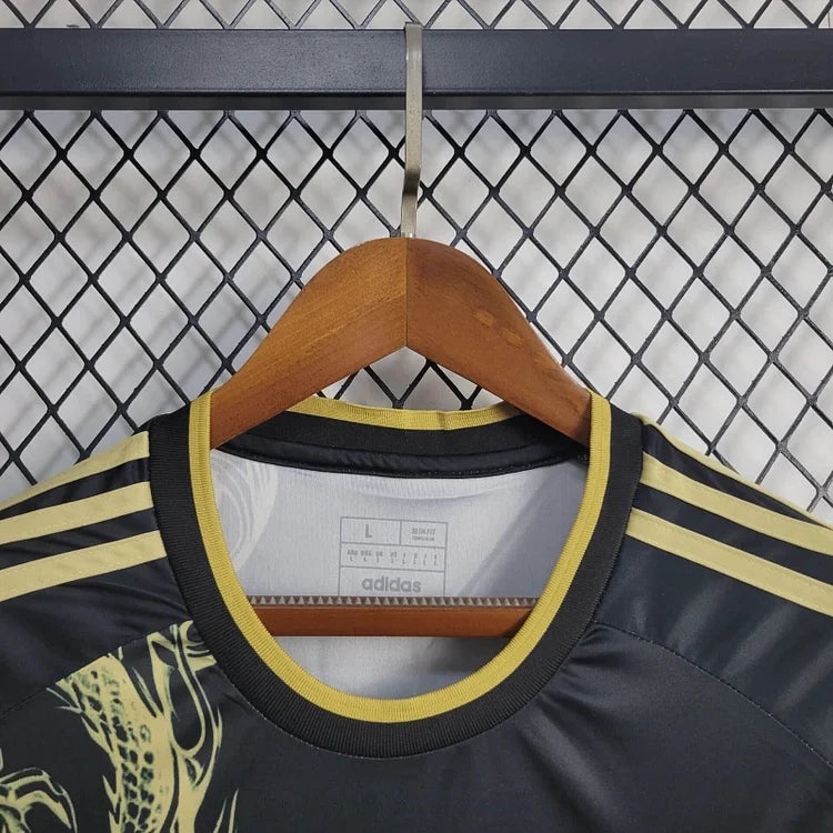 2024/25 Real Madrid Shirt - Draak Speciale Editie Zwart Goud