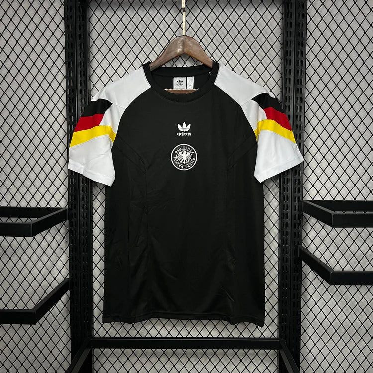 Maglia da allenamento retrò Euro Germania 2024 - Nero