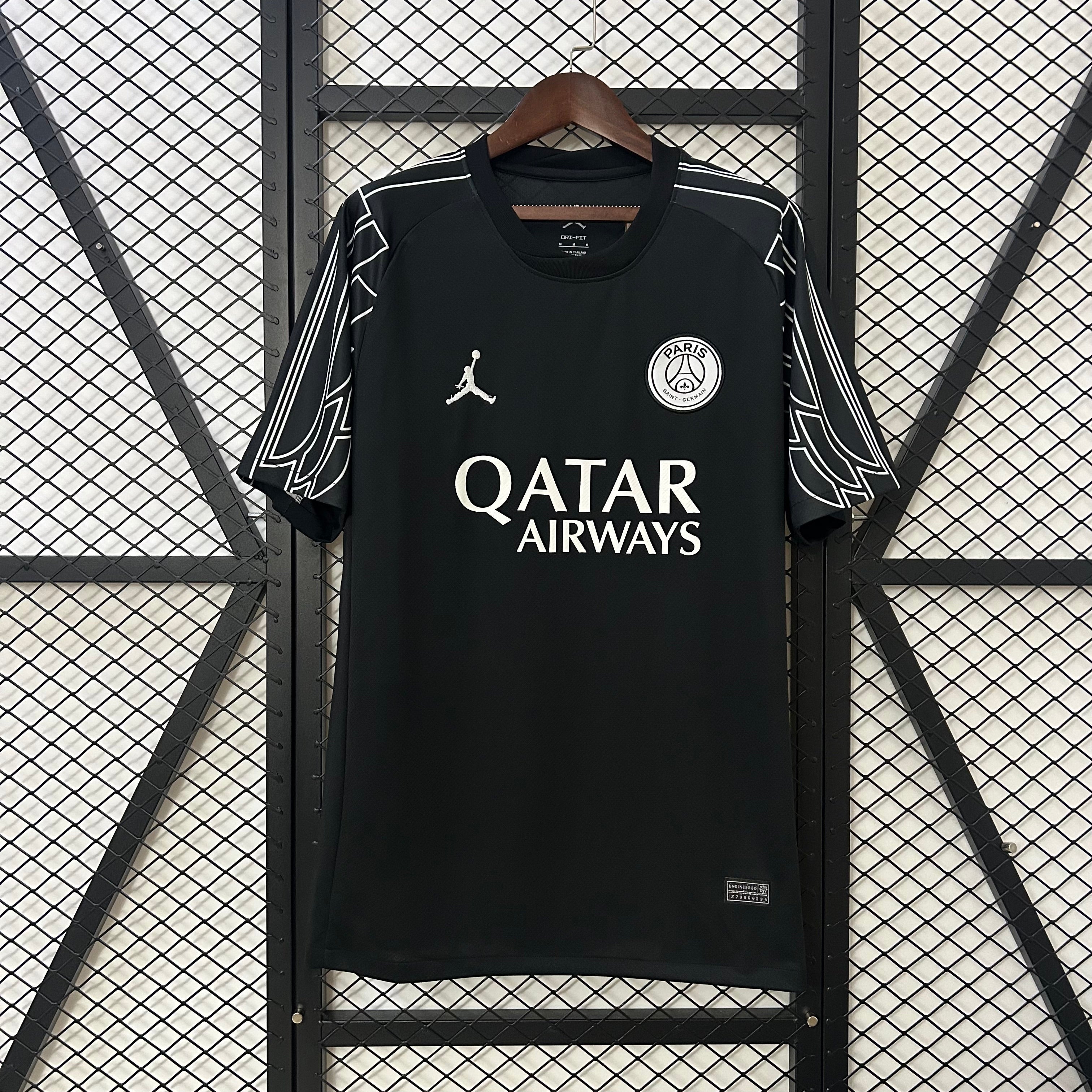 Camiseta negra del PSG París Saint Germain 2025-2026