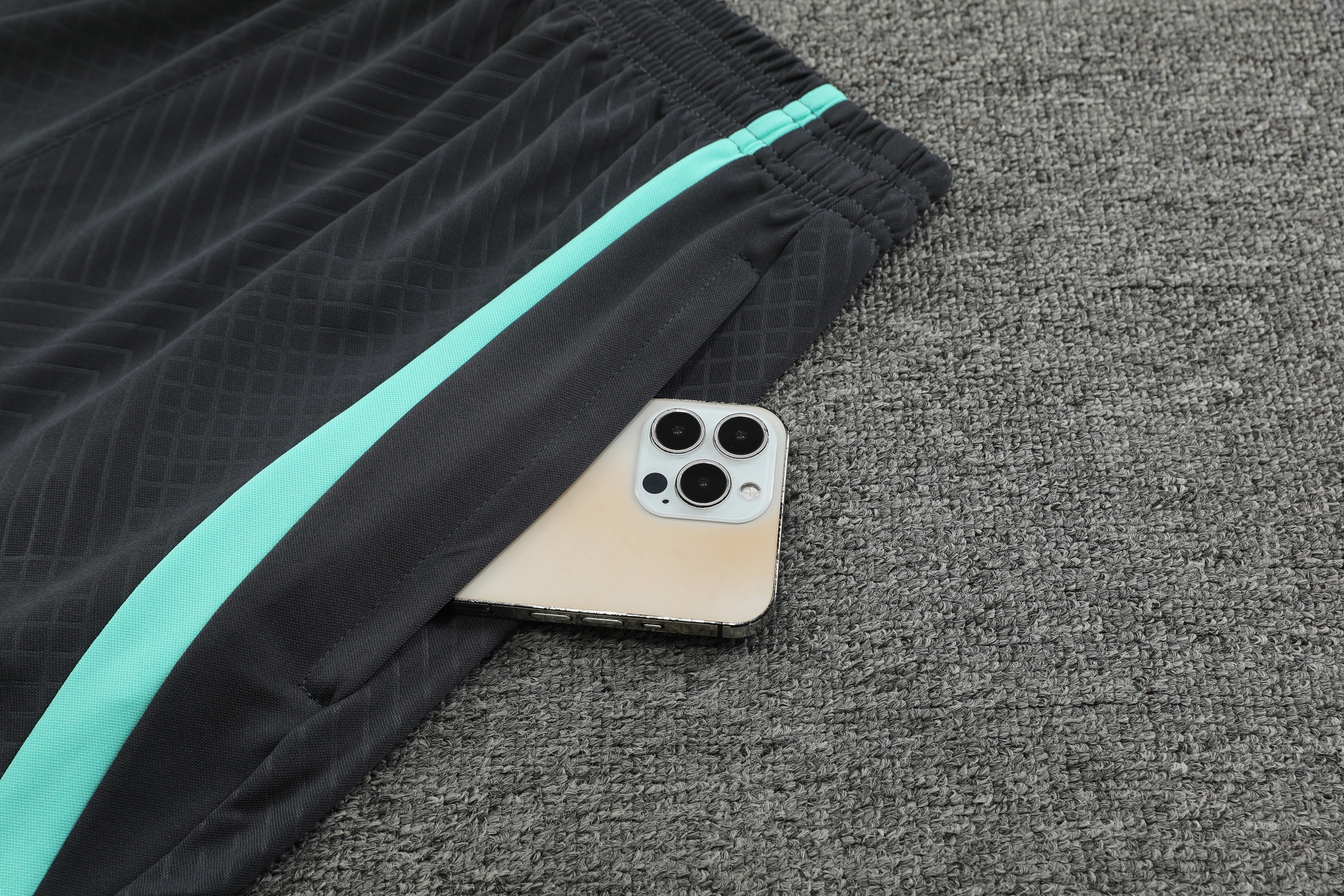 24/25 FC Barcelona Zomer Trainingsset - Zwart Mouwloos