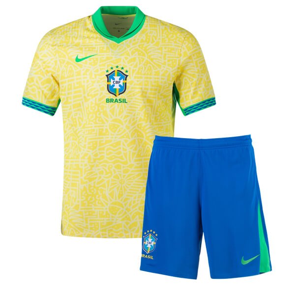 2024/25 Brazilië Kindershirt - Thuis