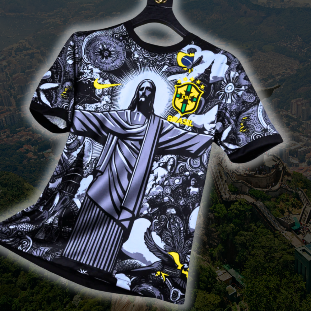 2024/25 Brazilië Jesus Shirt - Speciale Editie - Zwart