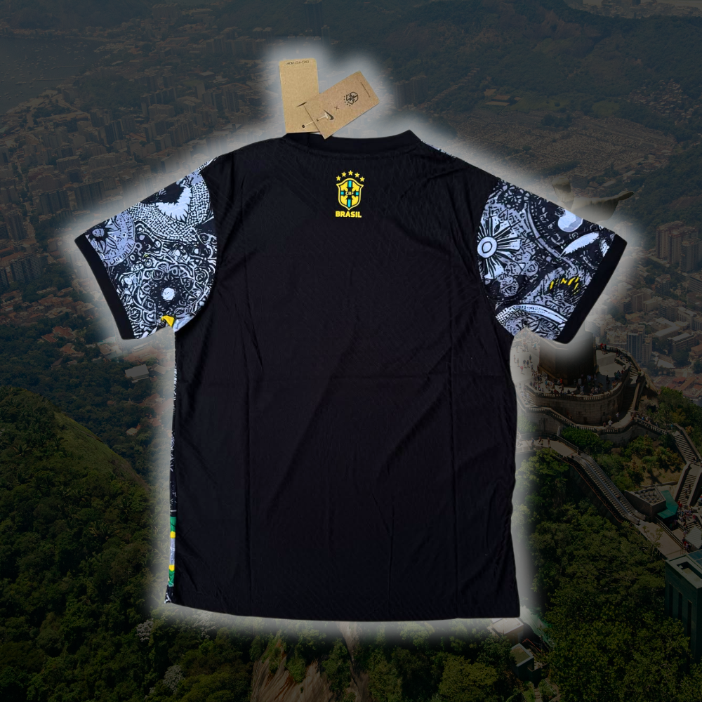 2024/25 Brazilië Jesus Shirt - Speciale Editie - Zwart