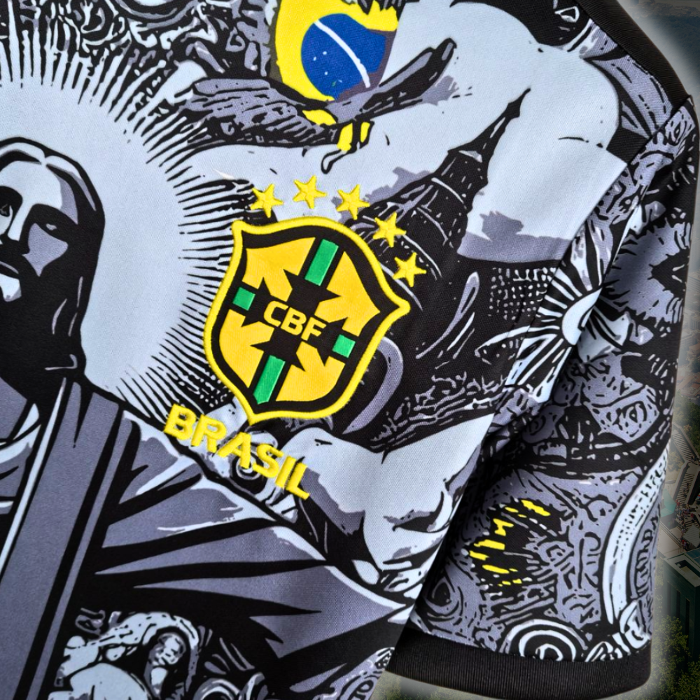 2024/25 Brazilië Jesus Shirt - Speciale Editie - Zwart