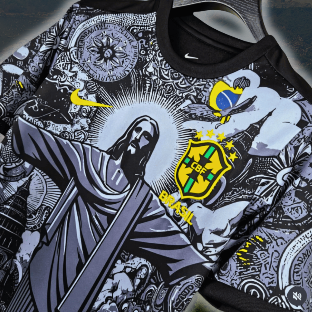2024/25 Brazilië Jesus Shirt - Speciale Editie - Zwart
