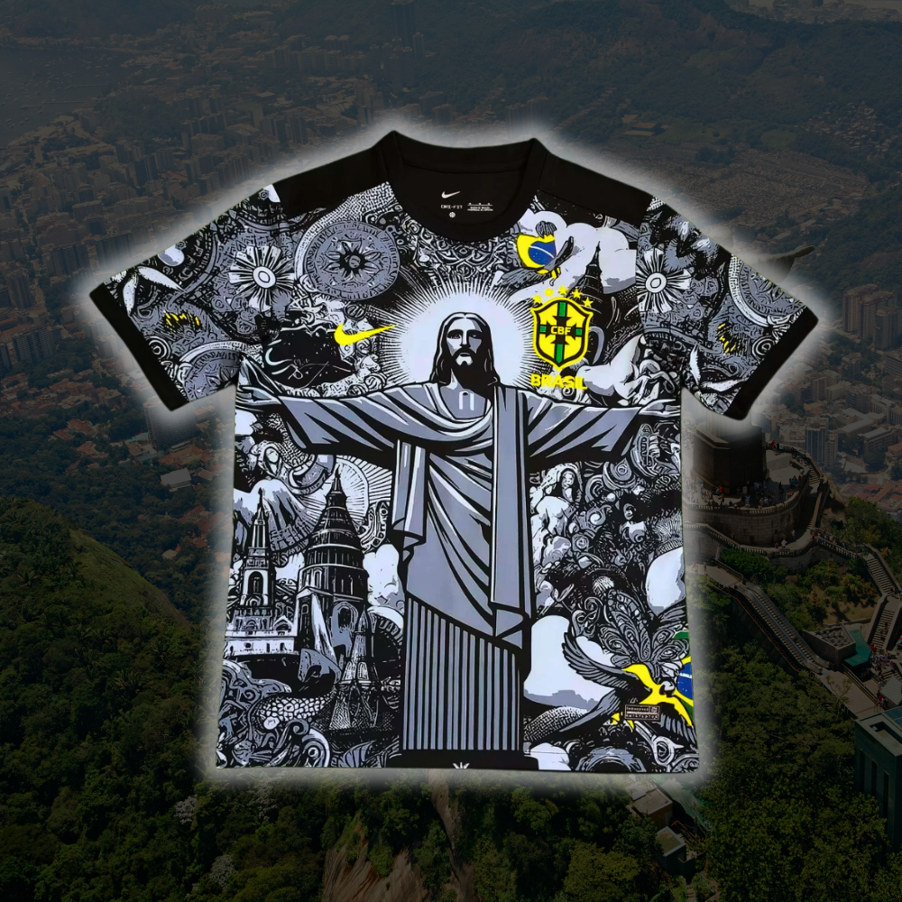 2024/25 Brazilië Jesus Shirt - Speciale Editie - Zwart