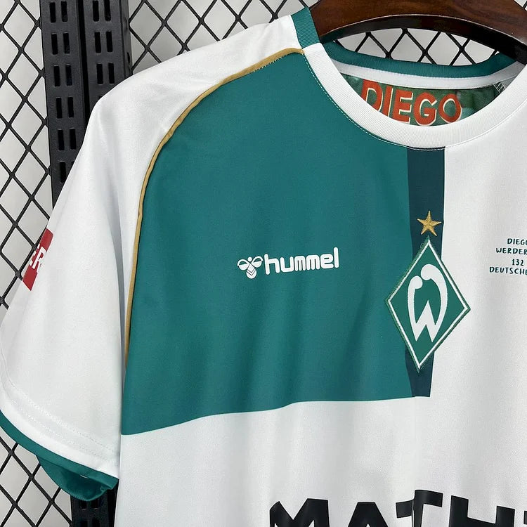 2024-2025 Werder Bremen Obrigado "Diego 10" Limited Edition Special Shirt