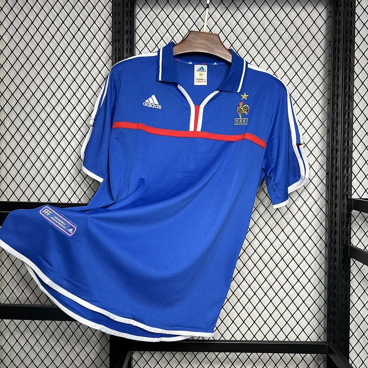 2000 Francia Euro Maglia Retrò Casa