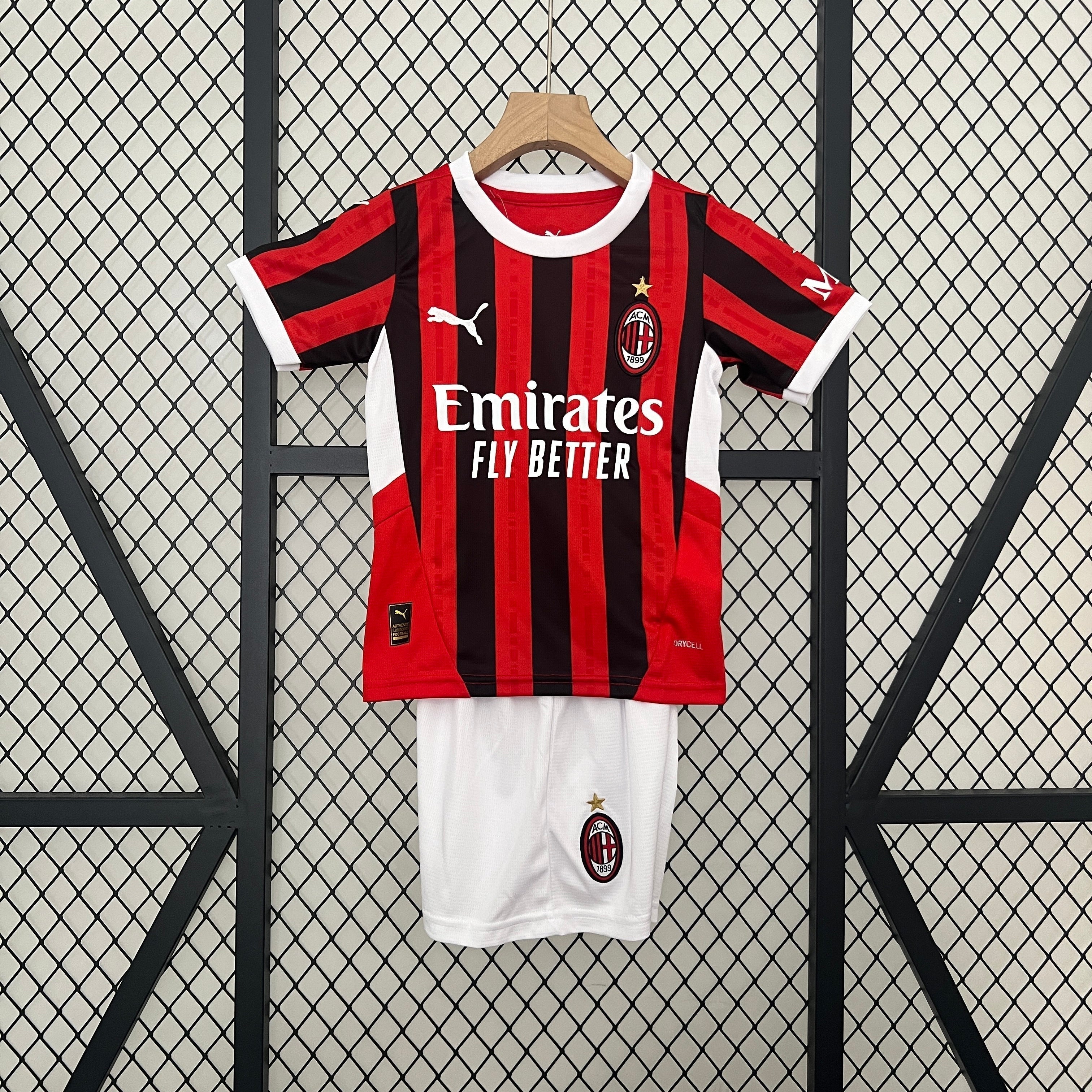 24/25 AC Milan Kindershirt - Thuis