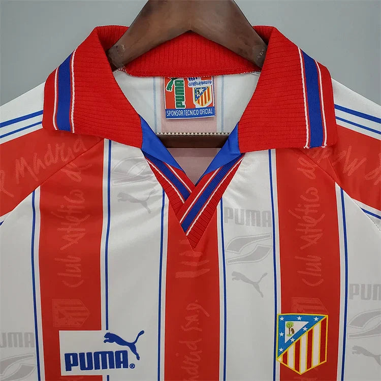 1996-1997 Athletico Madrid Retro Home Shirt