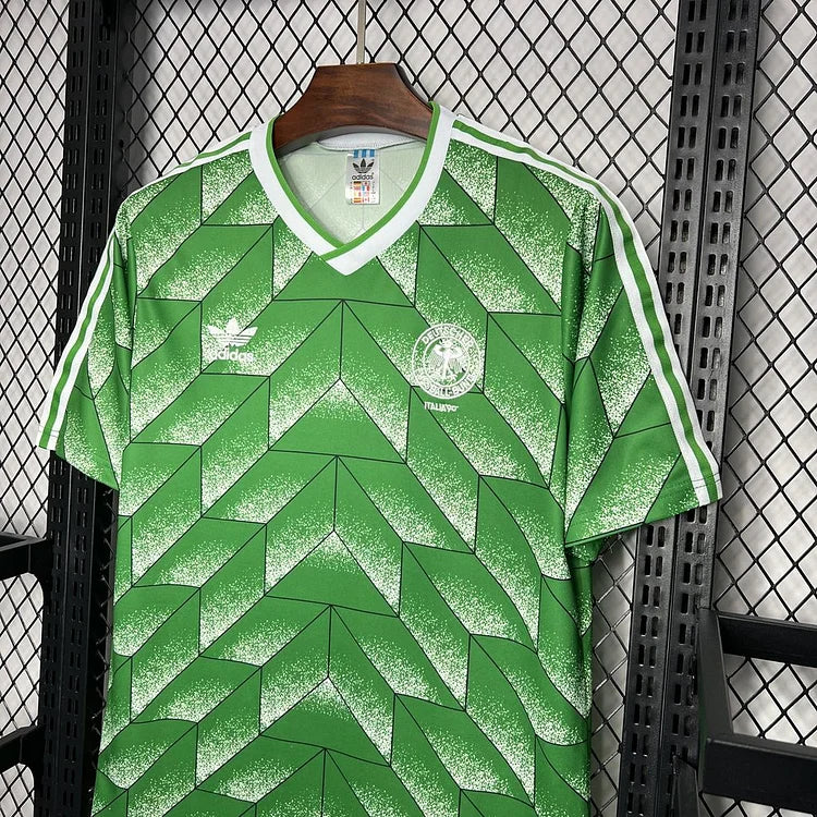Maglia retrò Germania Coppa del Mondo 1990 - Trasferta - Verde
