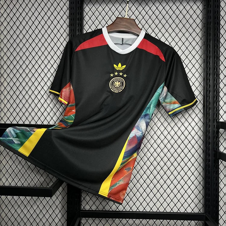 2024 Duitsland Euro Retro Special Shirt - Zwart