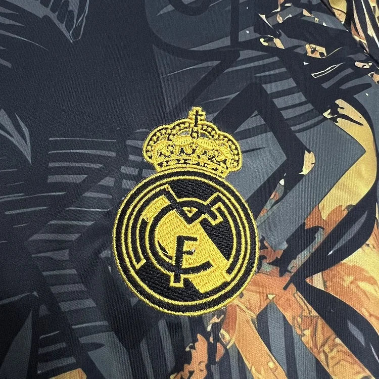 2024/25 Real Madrid Shirt - Tijger Speciale Editie Zwart