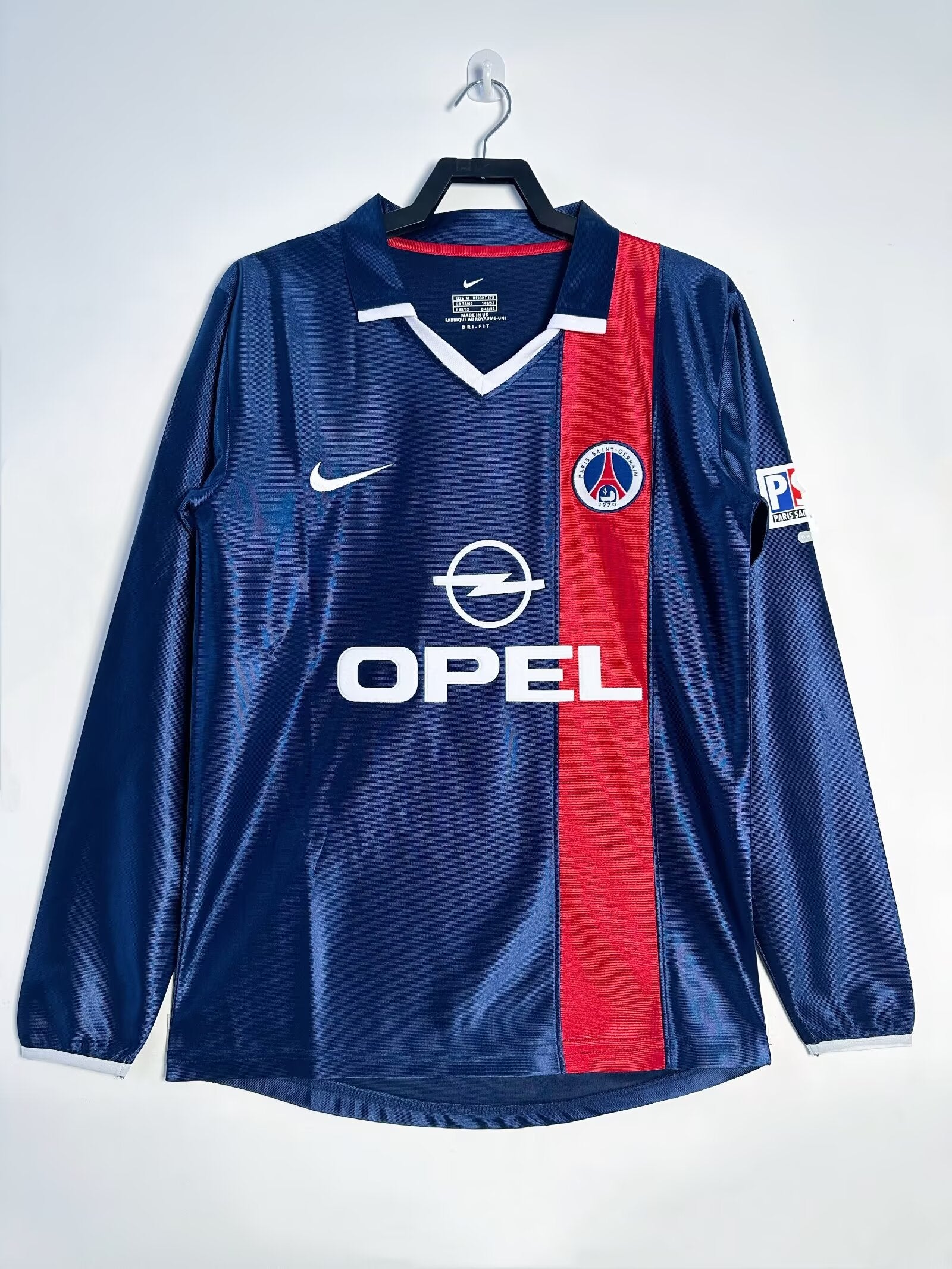 Camiseta de manga larga local del PSG Paris Saint Germain 2001-2002