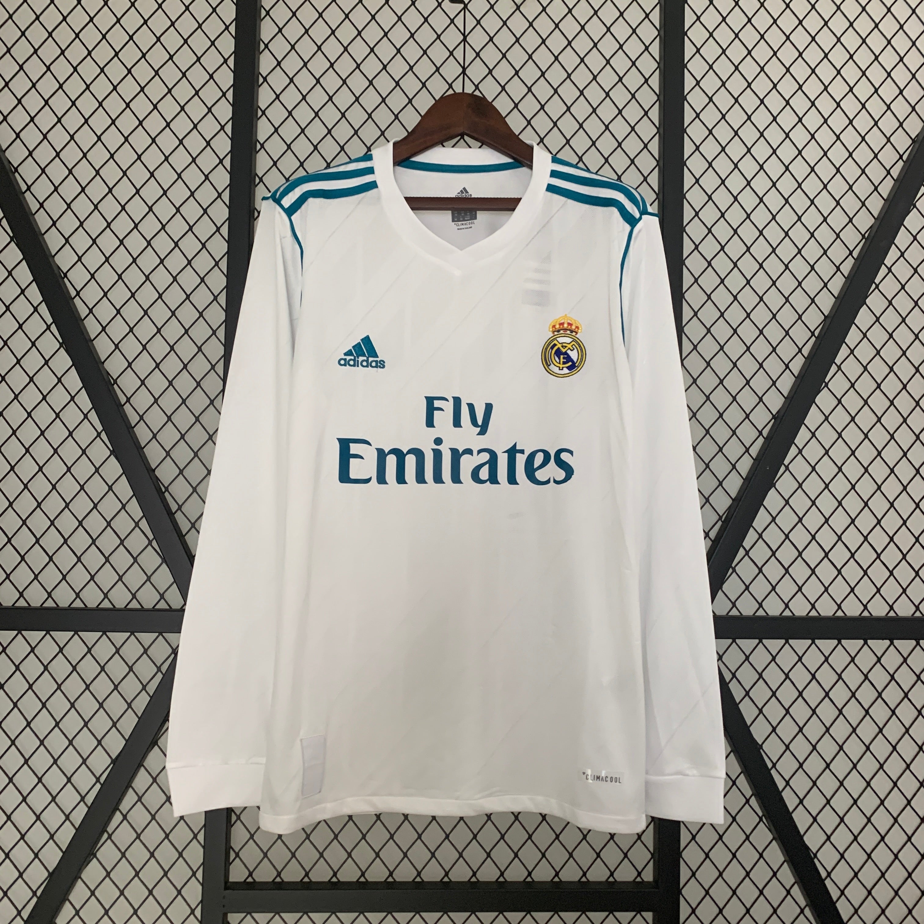 2017/2018 Real Madrid Thuis Lange Mouwen Shirt