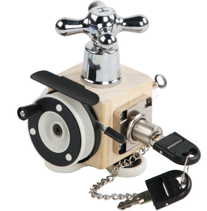 Toycube – Cubo di Apprendimento Portatile con Attività Interattive per Viaggiare