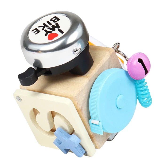 Toycube – Cubo di Apprendimento Portatile con Attività Interattive per Viaggiare