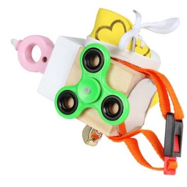 Toycube – Cubo di Apprendimento Portatile con Attività Interattive per Viaggiare