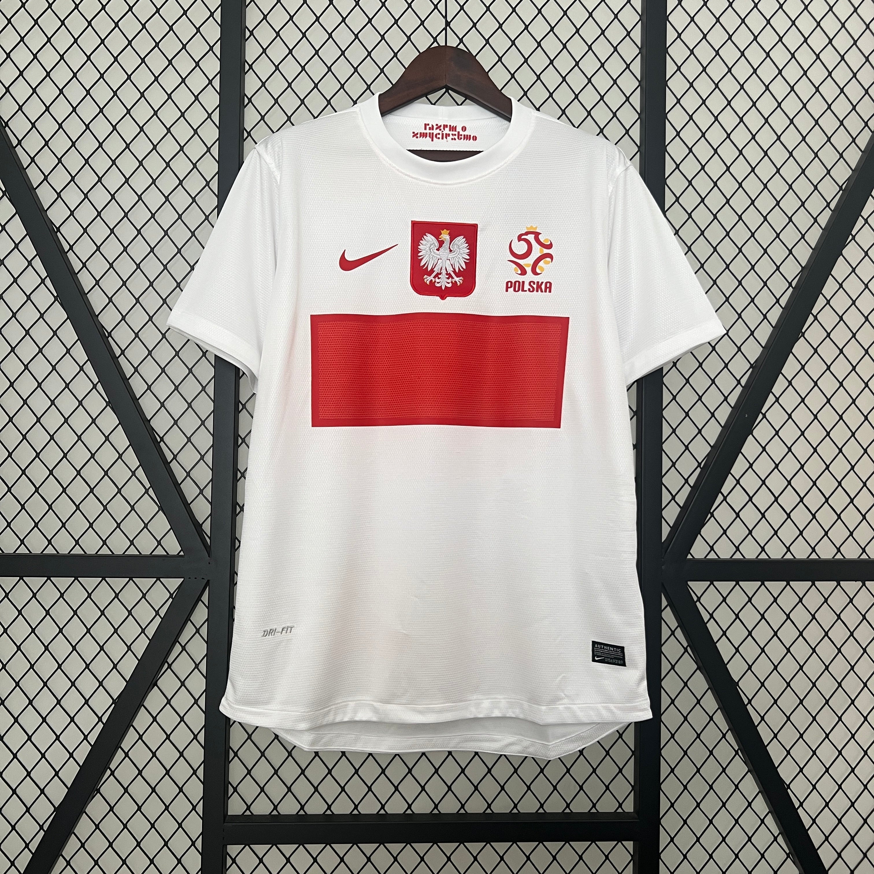 Maillot domicile Pologne Euro 2012