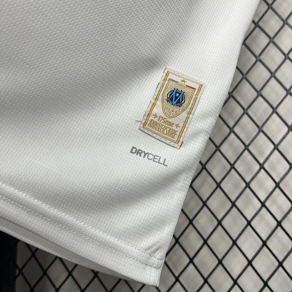 Olympique de Marseille 2024-2025 125th Anniversary White Shirt