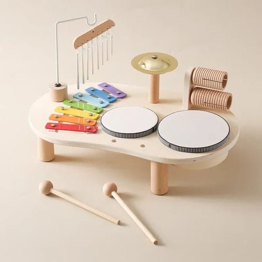 Set Toytune – Strumenti Musicali in Legno per Bambini – Xilofono e Apprendimento Precoce del Suono per Bambini piccoli