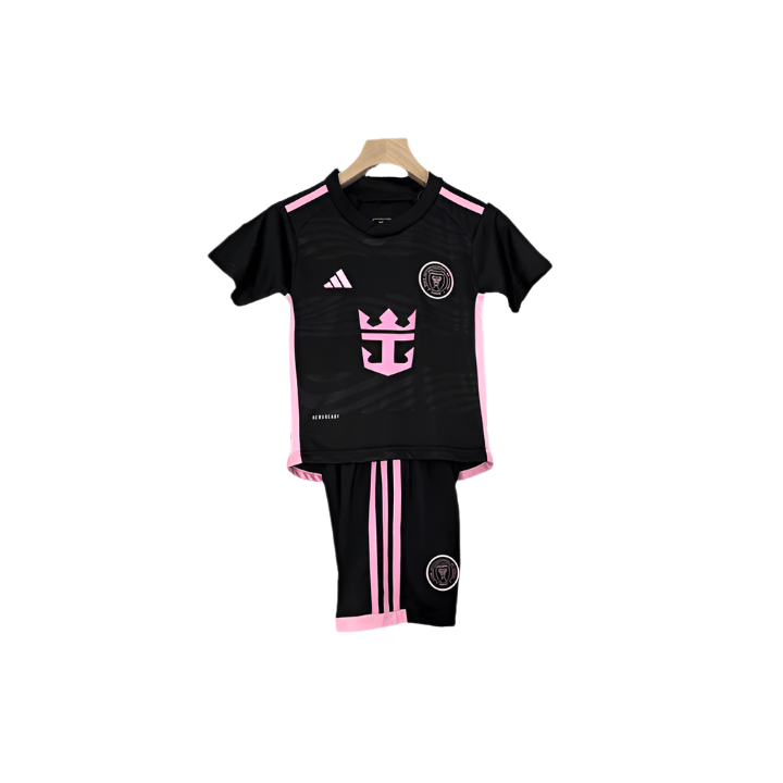 Messi 10 2024/25 Inter Miami Kindershirt - Uit Zwart