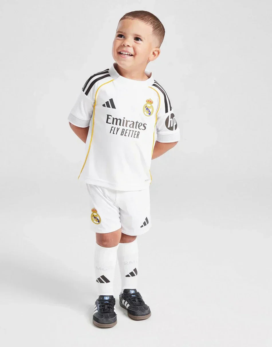 25/26 Real Madrid Kindershirt - Thuis