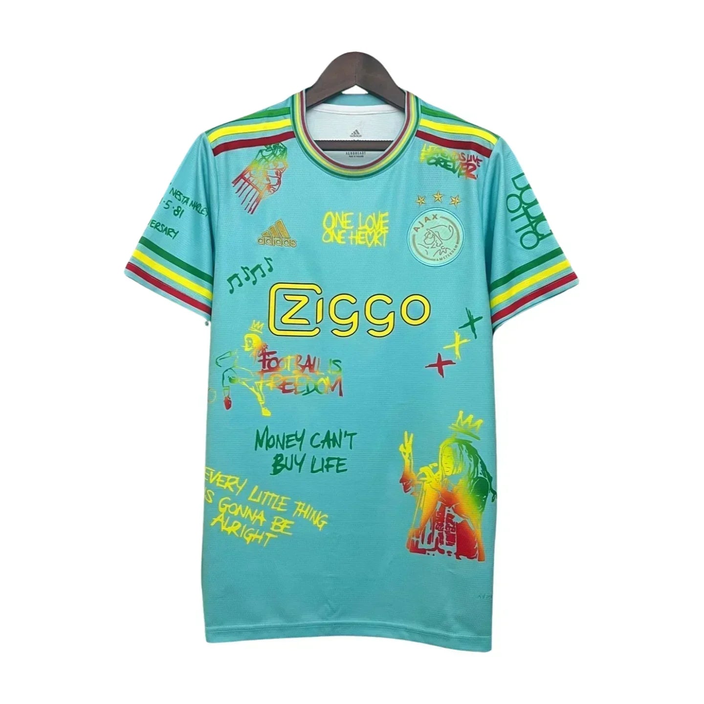 Maillot Ajax 25/26 - Édition Bob Marley