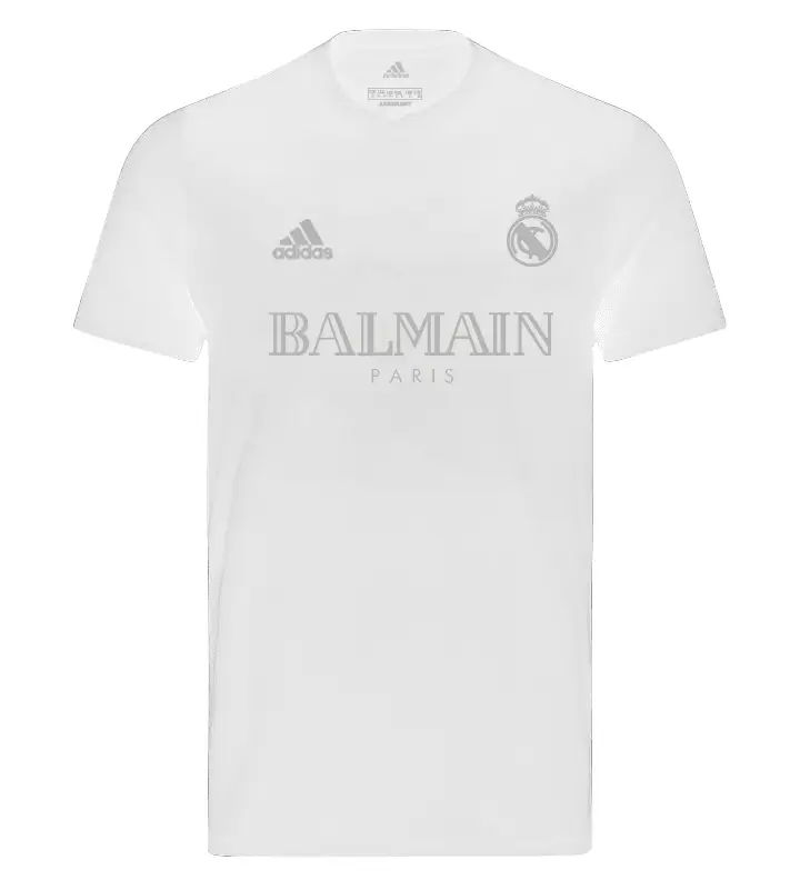 Real Madrid x Balmain Shirt - Wit