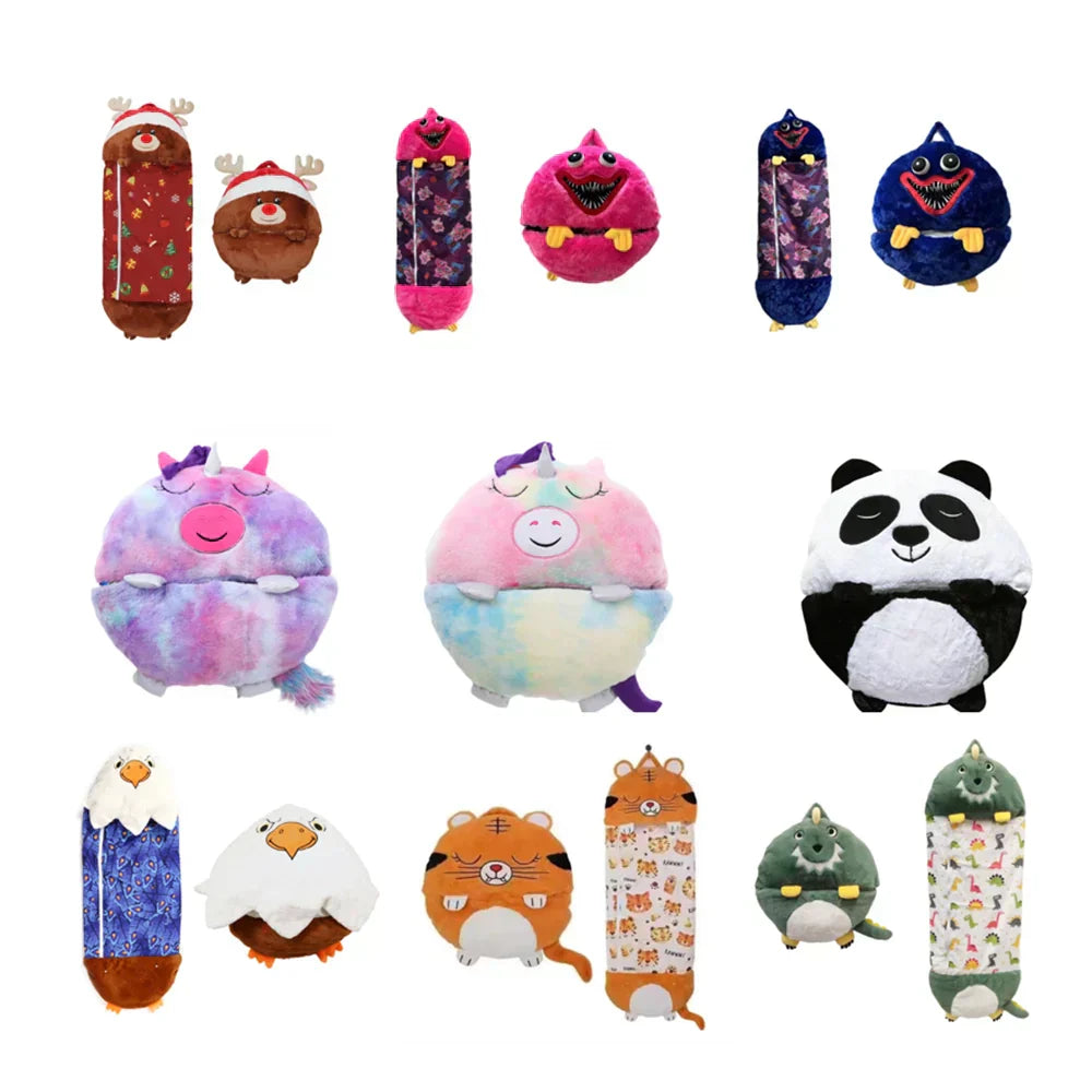 Floppipals – Cuddly Plush Toy With Integrated Sleeping Bag – Play, Rest And Sleep In One
