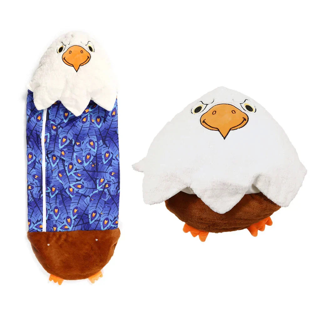 Floppipals – Cuddly Plush Toy With Integrated Sleeping Bag – Play, Rest And Sleep In One
