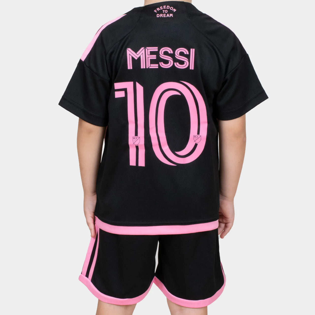 Messi 10 2024/25 Inter Miami Kindershirt - Uit Zwart