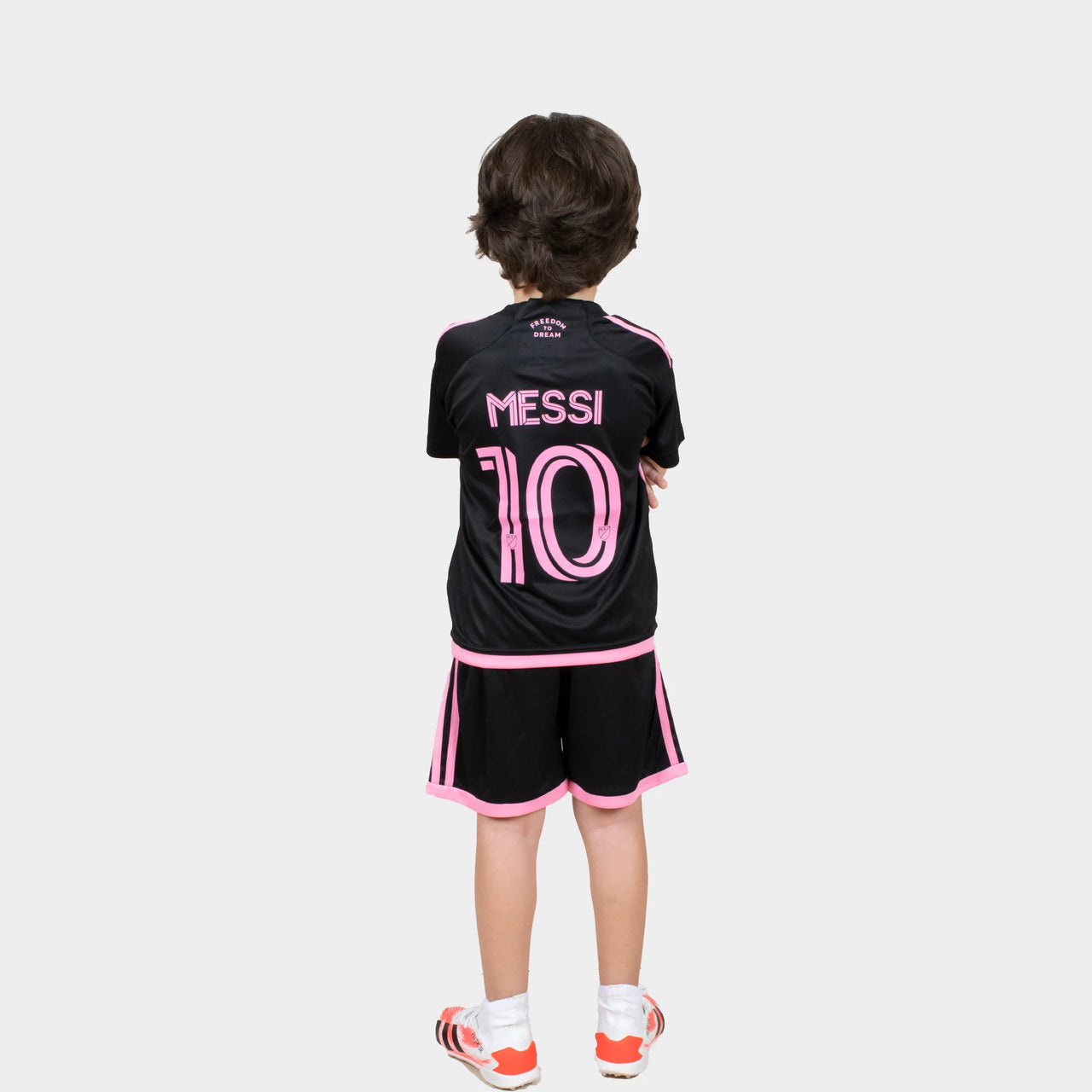 Messi 10 2024/25 Inter Miami Kindershirt - Uit Zwart