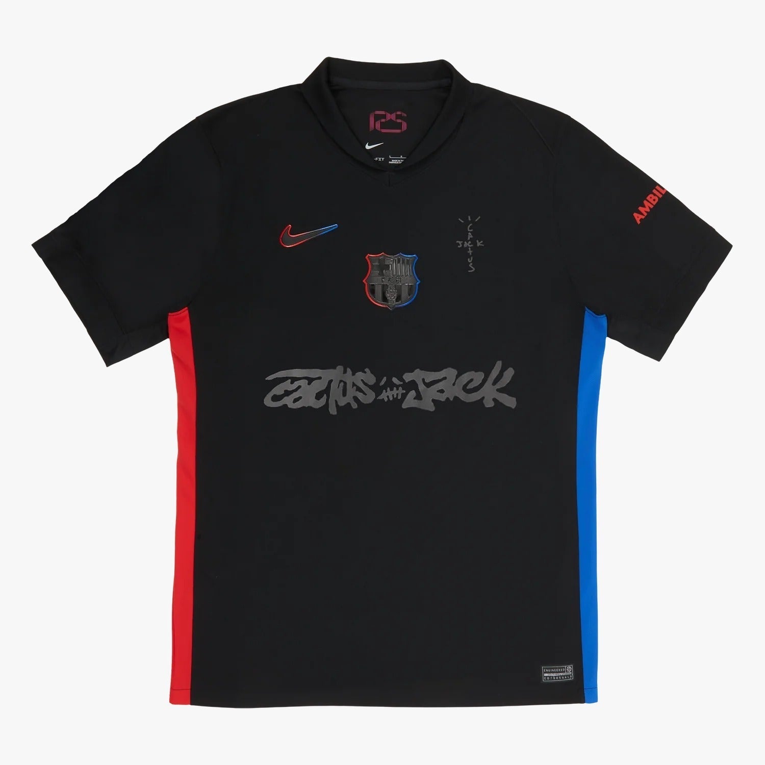 2025 FC Barcelona x Travis Scott Shirt - El Clasico Uitwedstrijd