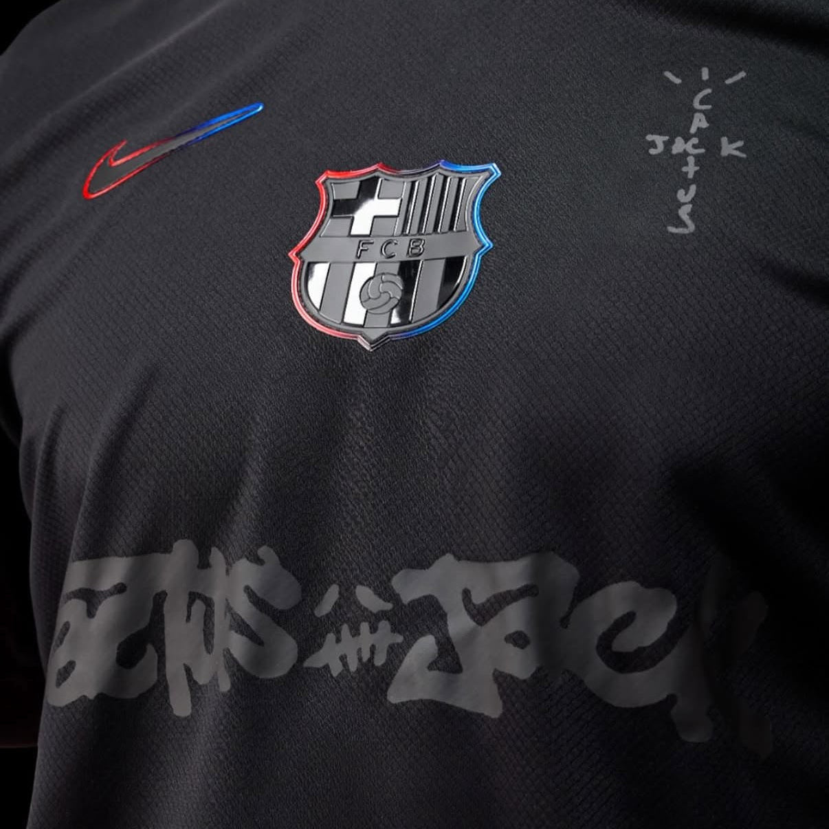 Maillot FC Barcelone x Travis Scott 2025 - El Clasico extérieur