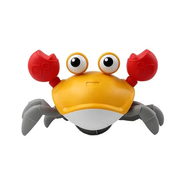 Giocattolo Toycrab che striscia – Giocattolo interattivo per bambini con musica, luce e sensore di movimento