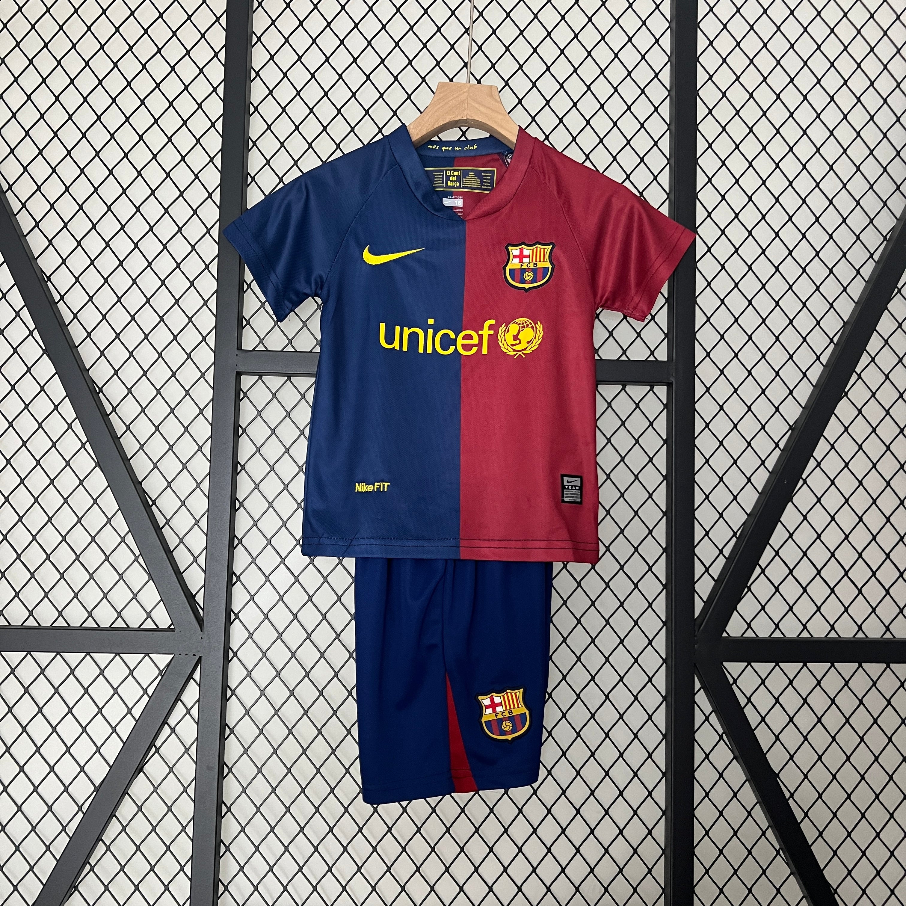 2008/2009 Barcelona Home Kids Jersey