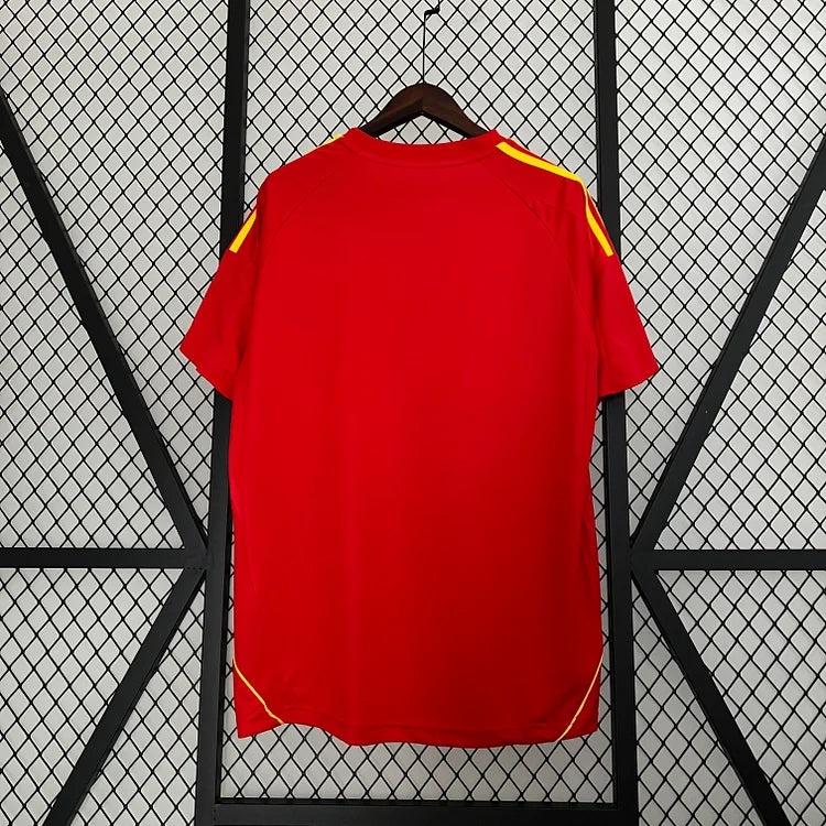2008 Spain Euro Retro Home Shirt