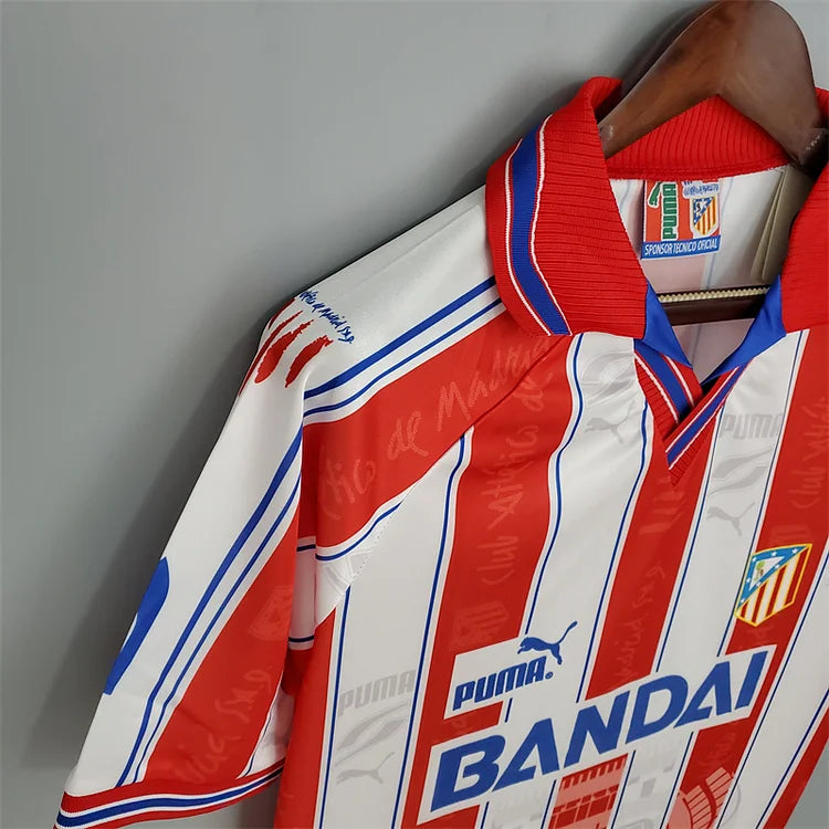 1996-1997 Athletico Madrid Retro Home Shirt